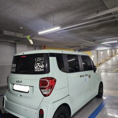 지하주차장 이색 주차