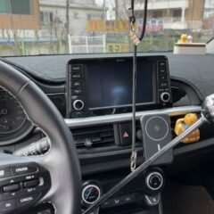 집 앞 도로에서 실수도 했어요